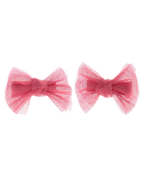 Set de 2 moños para cabello con aplicación glitter 1
