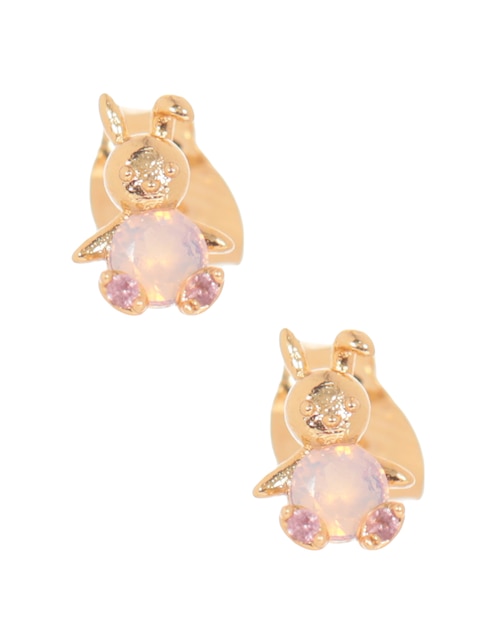 Broqueles de conejo Girls Crew con acabado brillante cristal