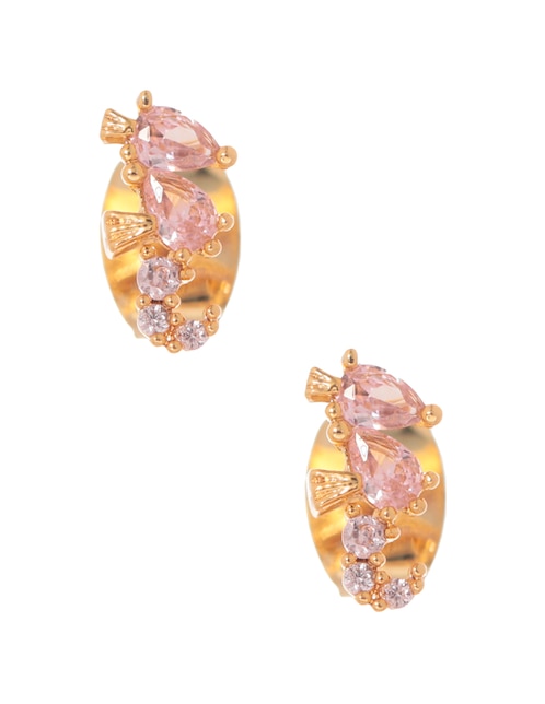 Broqueles de caballito mar Girls Crew con acabado pavé cristal