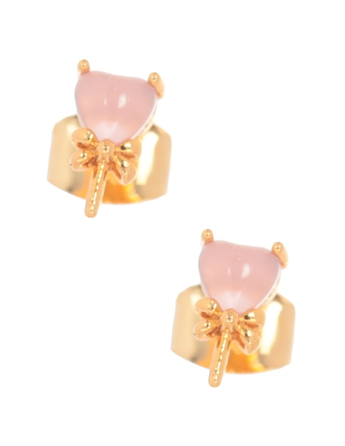 Aretes con acabado brillante fantasía 1