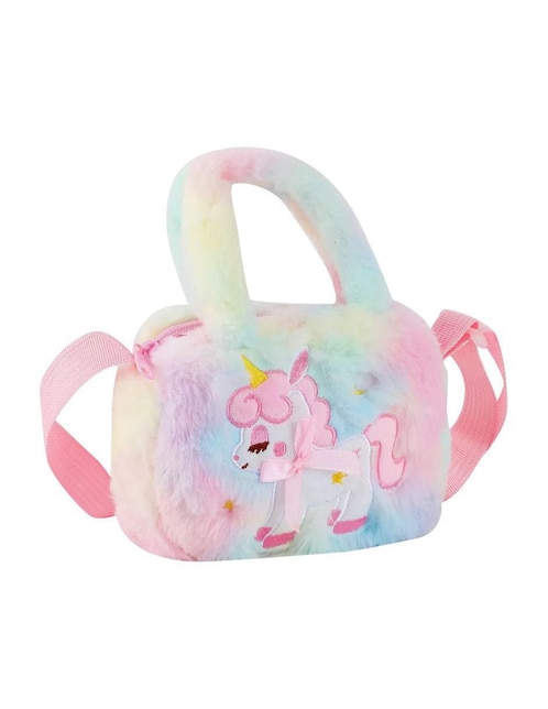 Bolsa crossbody Genérica Unicornio para niña