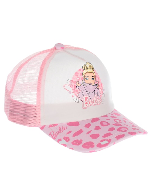 Gorra visera curva snapback Barbie infantil