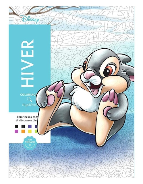 Set de cuaderno Hachette Heroes Colorea y descubre el misterio Disney 1 pieza