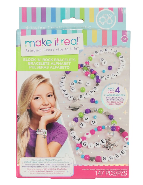 Pulseras alfabeto Make It Real