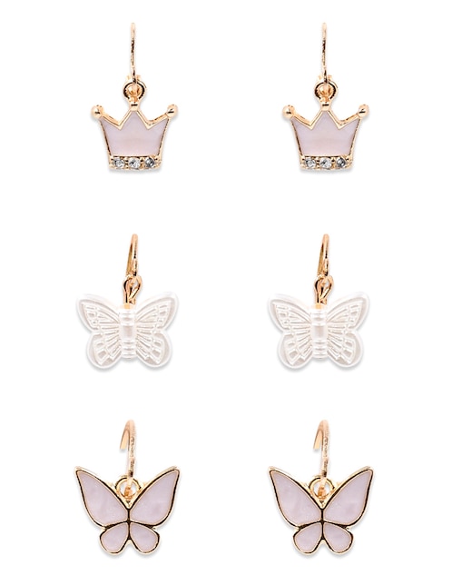 Aretes con acabado brillante