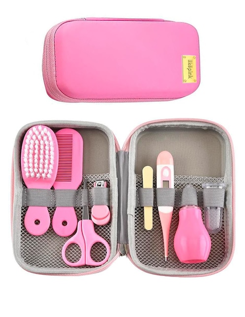 Set pedicure manual Likepink Baby pink con 8 piezas