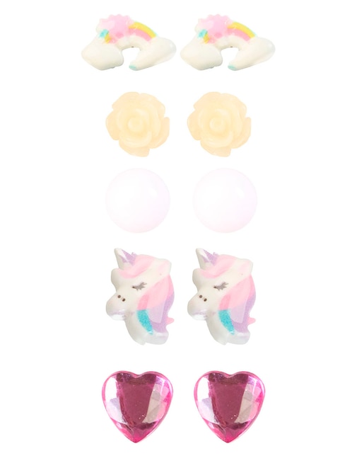 Set de aretes Piquenique con acabado pulido