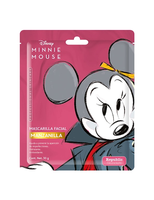 Imagen de producto Mascarilla individual de Manzanilla Minnie Mouse para acné Disney