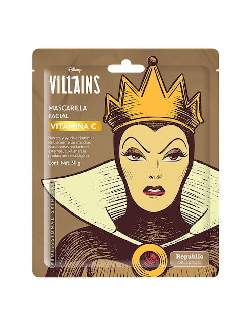 DISNEY Mascarilla individual Reina Malvada - Vitamina C para aclarar Disney