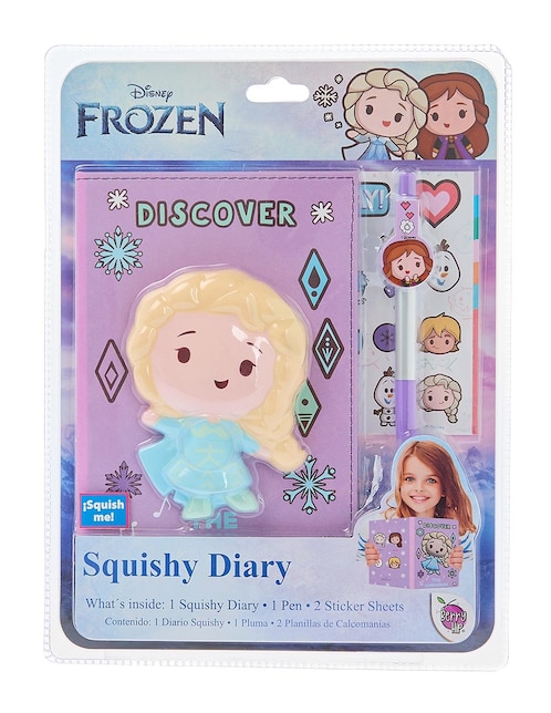 Diario de Elsa Frozen Squishy Diary