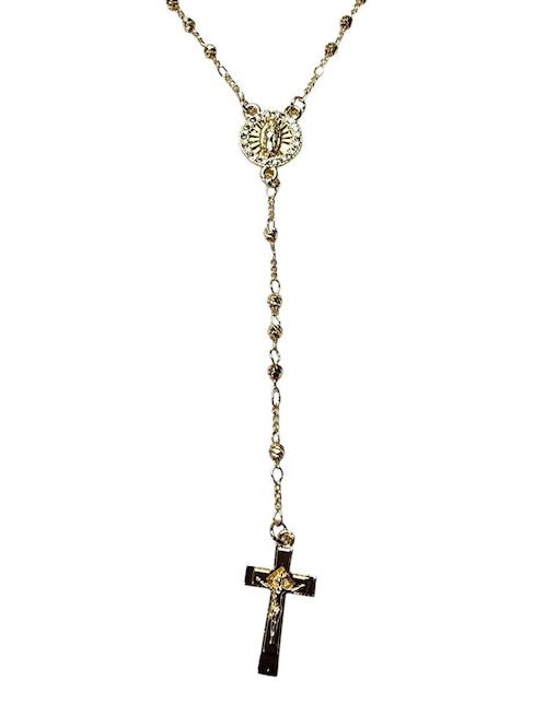 Rosario Limerence By Claudia Herrera cadena de acero inoxidable premium con zirconia cúbica