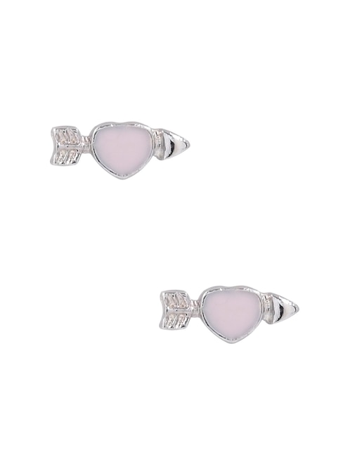 Aretes de corazón Claire´s con acabado brillante