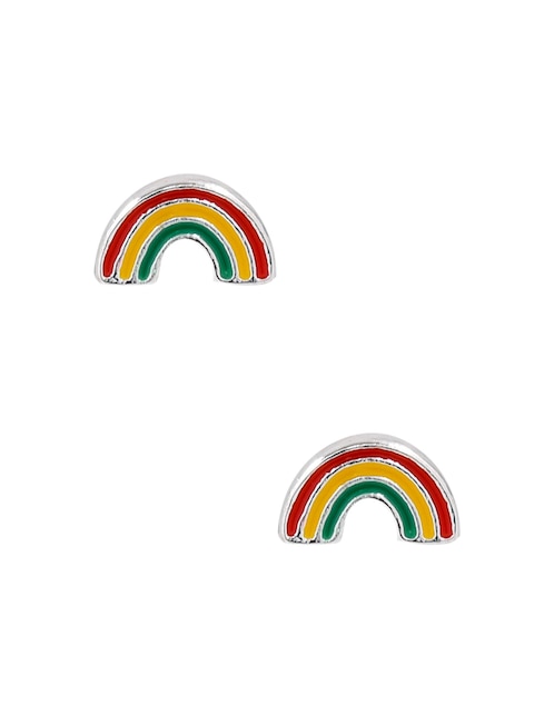 Aretes de arcoíris Claire´s con acabado brillante