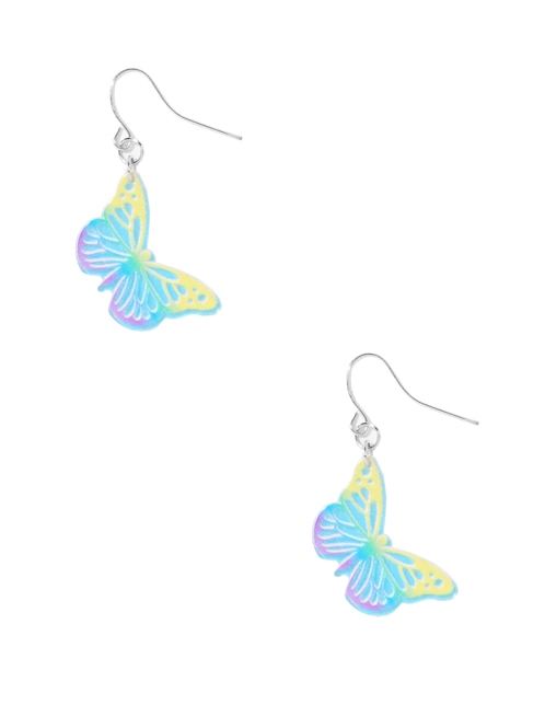 Aretes de mariposa Claire´s con acabado brillante
