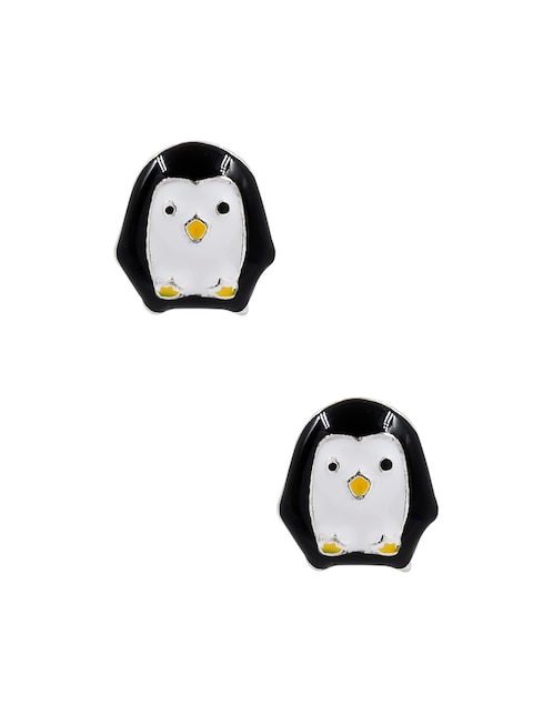 Aretes corto de pingüino Claire´s con acabado mate