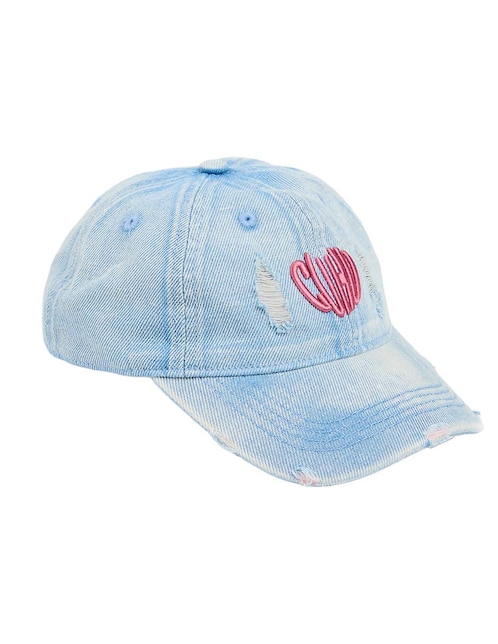 Gorra visera curva hebilla para niña 1