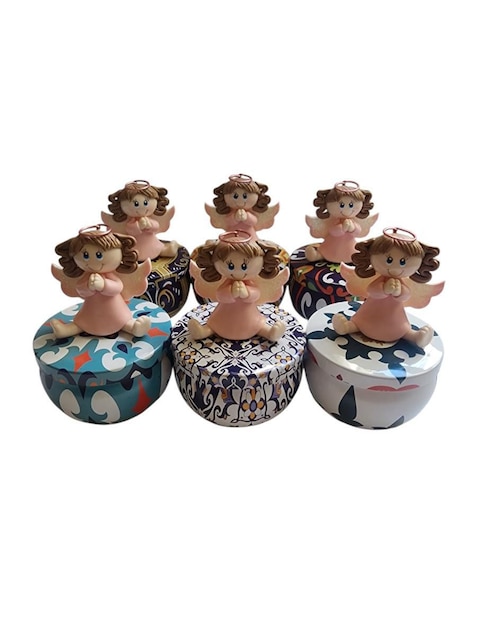 Set figura decorativa de recuerdo para bautizo Limerence by Claudia Herrera