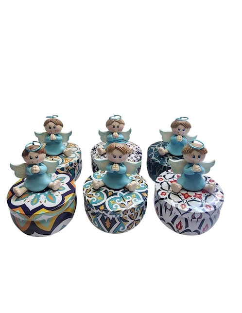 Set figura decorativa de recuerdo para bautizo Limerence by Claudia Herrera