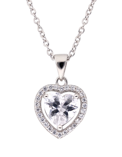 Cadena de corazón de plata P 925 1