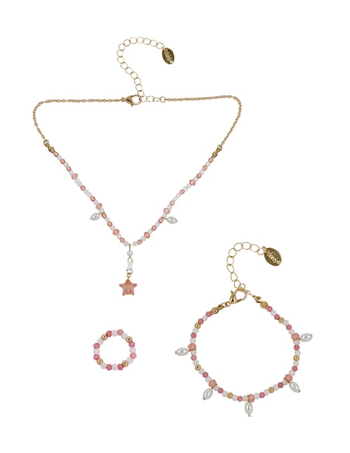 Collar, pulsera y anillo de estrella Claire´s