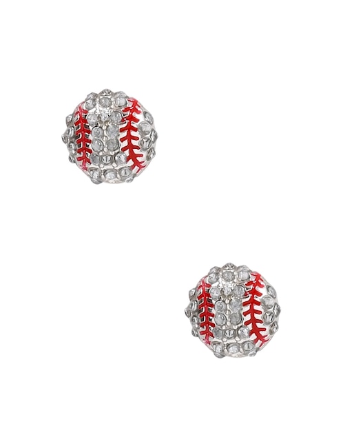 Aretes Cortos circulares Claire´s con acabado brillante fantasía