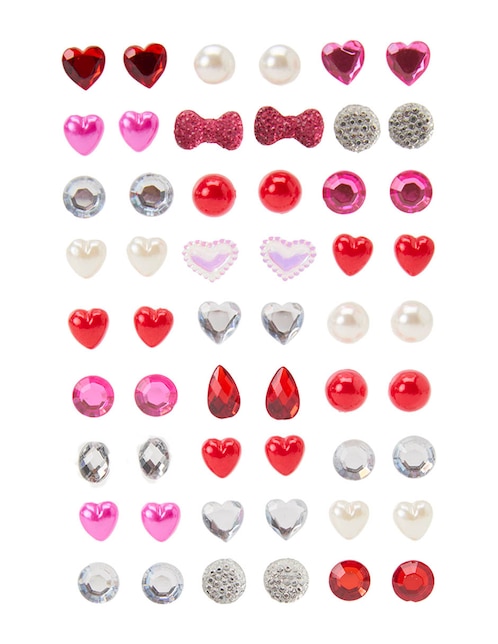 Set de aretes Iscream con acabado brillante