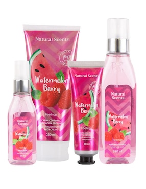 Set De Baño Y Cuerpo Para Limpieza Natural Scents 4 Piezas