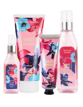 Set De Baño Y Cuerpo Para Limpieza Natural Scents 4 Piezas