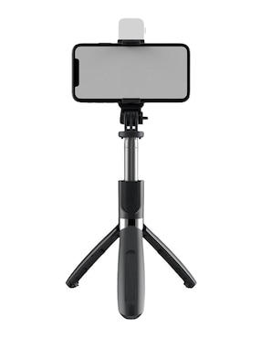 Selfie stick con luz LED con control remoto