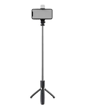 Selfie stick con luz LED con control remoto
