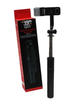 Selfie stick con luz LED con control remoto
