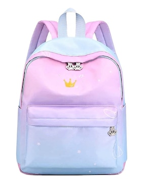 Mochila Escolar Princesas Pastel Impermeable Para Niña