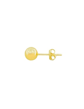 Broqueles de esfera Mancini de oro con acabado brillante