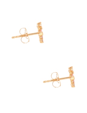 Broqueles de caballito mar Girls Crew con acabado pavé cristal