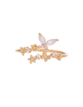 Anillo De Mariposa Girls Crew Cristal