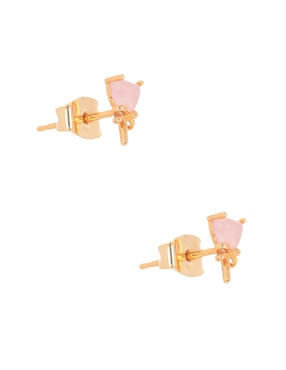 Aretes Girls Crew con acabado brillante fantasía