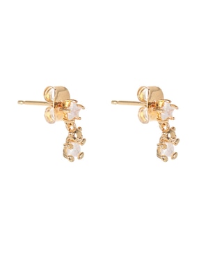 Aretes de oso Girls Crew con acabado brillante fantasía