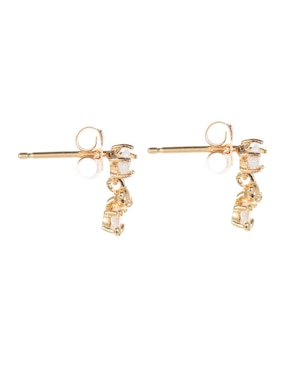 Aretes de oso Girls Crew con acabado brillante fantasía