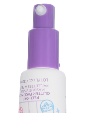 Mascarilla facial Peel-Off Glitter para hidratar Petite N Pretty 9021-Glow