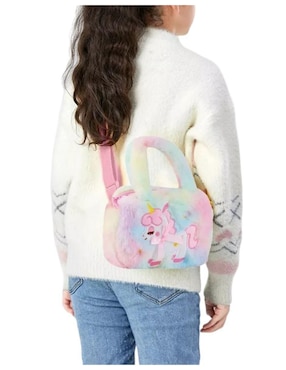 Bolsa crossbody Genérica Unicornio para niña