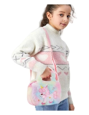 Bolsa crossbody Genérica Unicornio para niña
