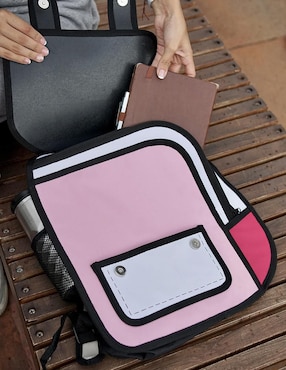 Mochila escolar Upfront Store impermeable unisex