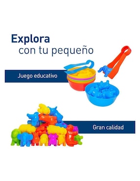Set De Juguetes De Clasificación De Colores Bluelander juego arte y manualidades infantil unisex