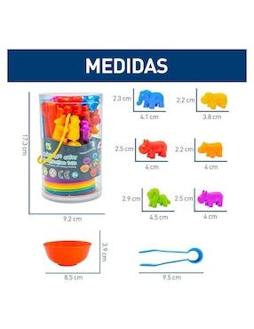 Set De Juguetes De Clasificación De Colores Bluelander juego arte y manualidades infantil unisex