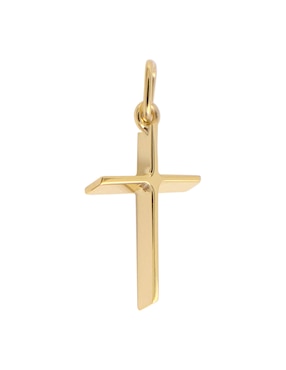 Dije De Cruz Roca De Oro 14 K