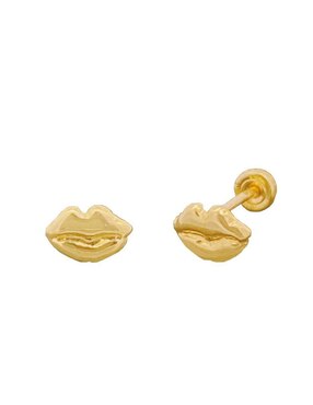 Broqueles de labios Horoz de oro con acabado brillante