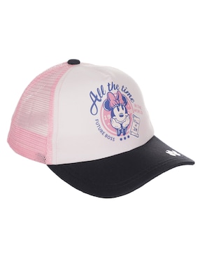 Gorra Visera Curva Snapback Minnie Para Niña