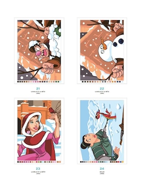 Set de cuaderno Hachette Heroes Colorea y descubre el misterio Disney 1 pieza