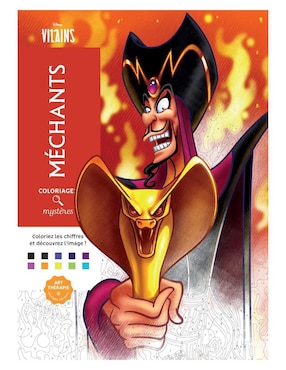Set de cuaderno Hachette Heroes Colorea y descubre el misterio Disney Villanos 1 pieza