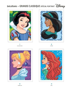 Set de cuaderno Hachette Heroes Grandes clásicos de Disney Especial de Portraits 1 pieza